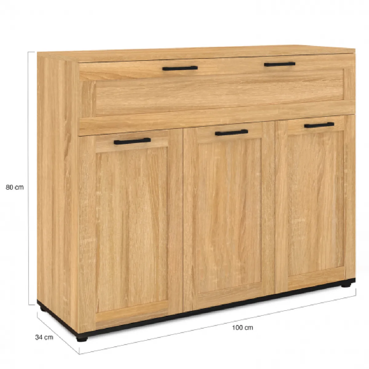 Idmarket MARKET Buffet VITO 3p 1 tiroir