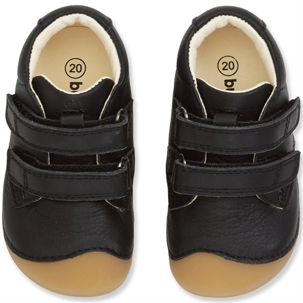 Begyndersko Petit Velcro Black Gum - Bundgaard