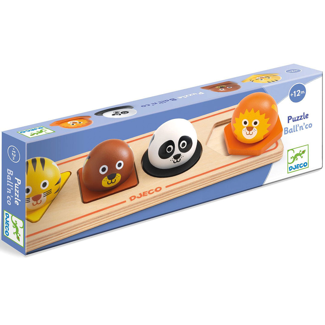 Djeco knoppuzzel ball'n'co - 4st