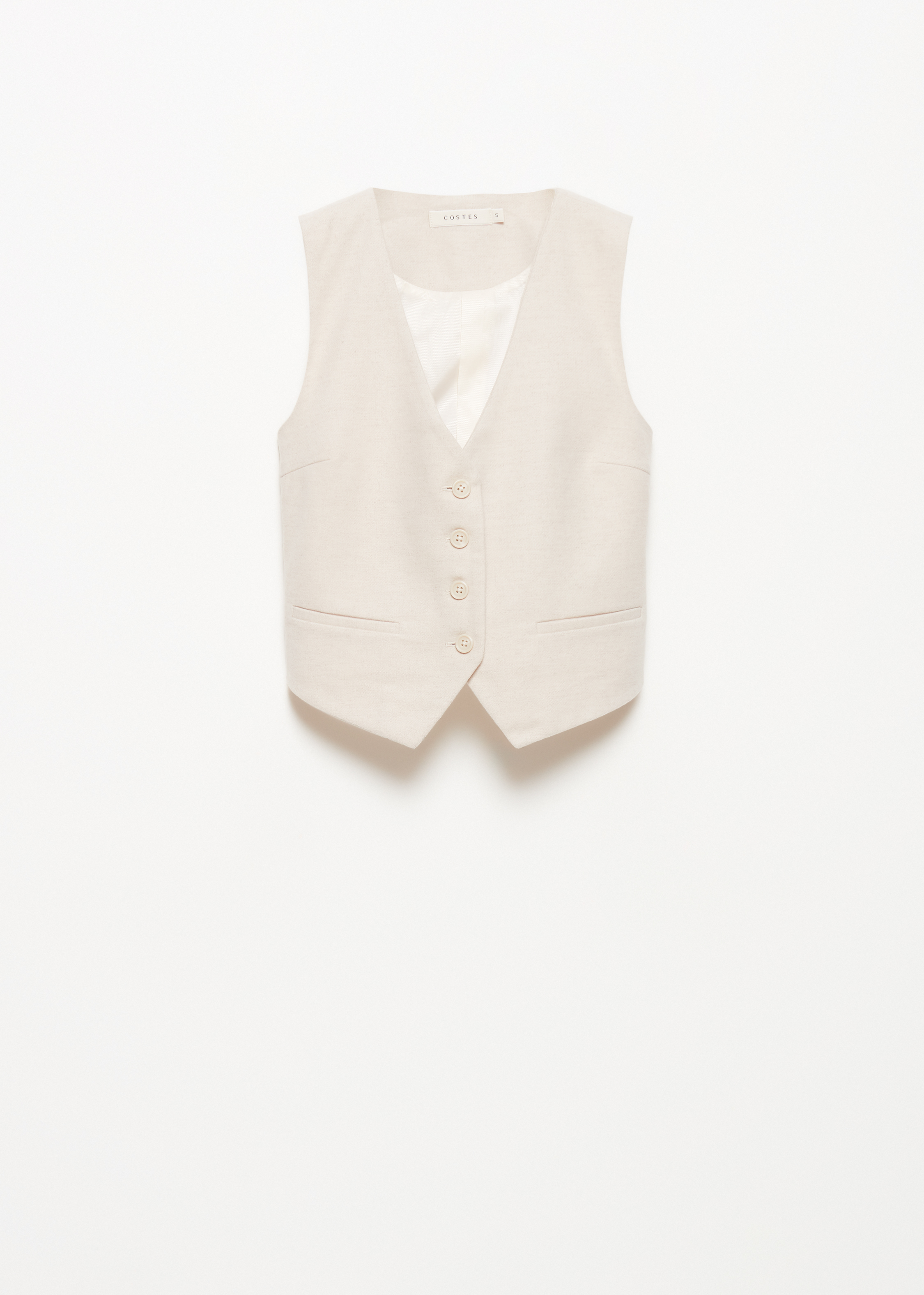 Gilet van wollenmix