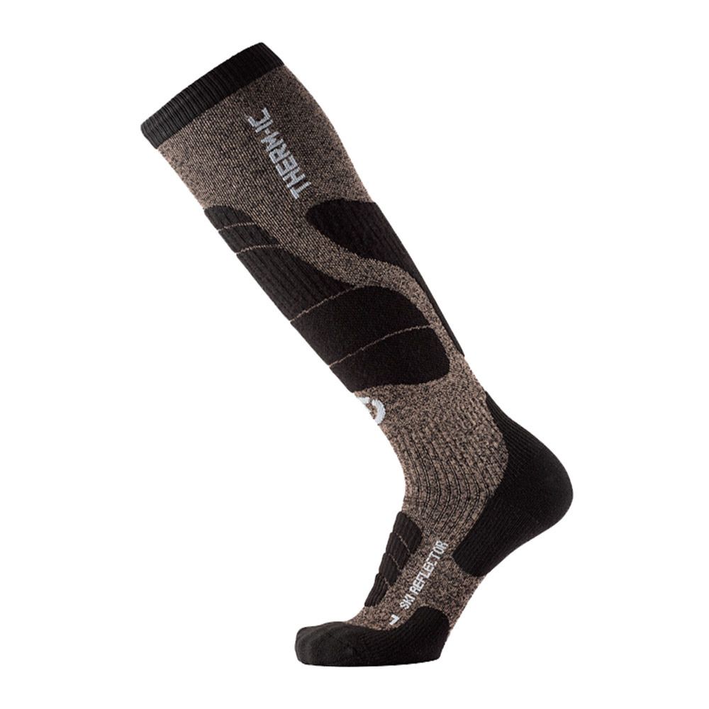 Therm-ic SKI MERINO REFLECTOR - Chaussettes ski bk/go