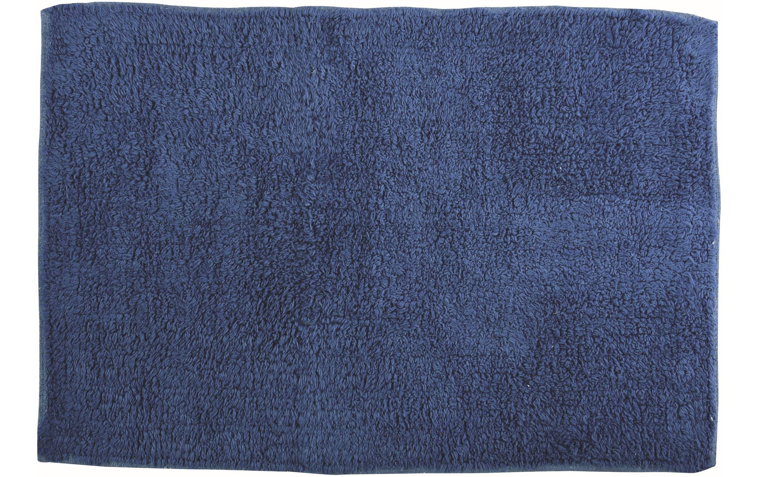 Badteppich Dalija 45 x 70 cm, DunkelblauBadematte aus hochwertiger Baumwolle