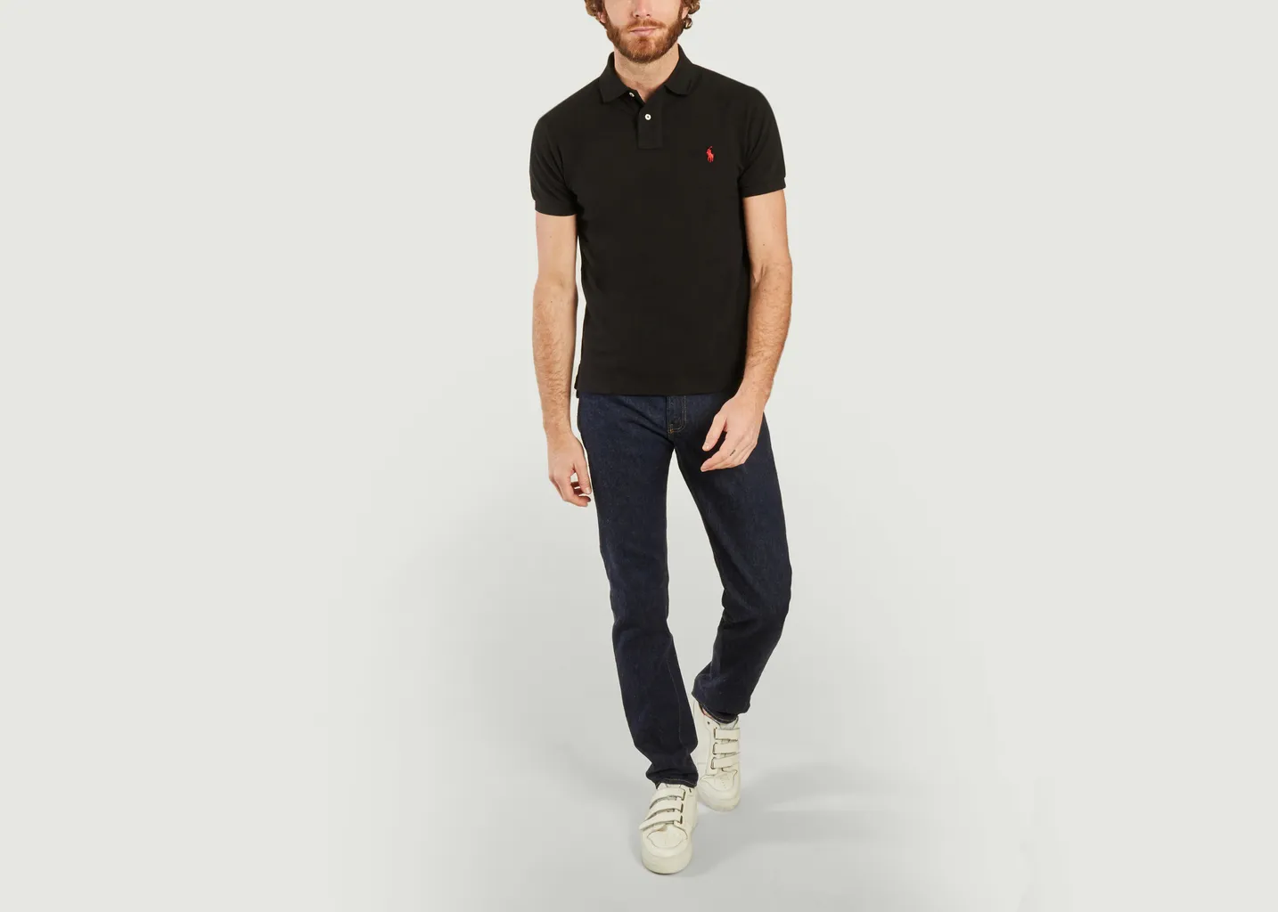 Polo cintré en coton piqué Polo Ralph Lauren