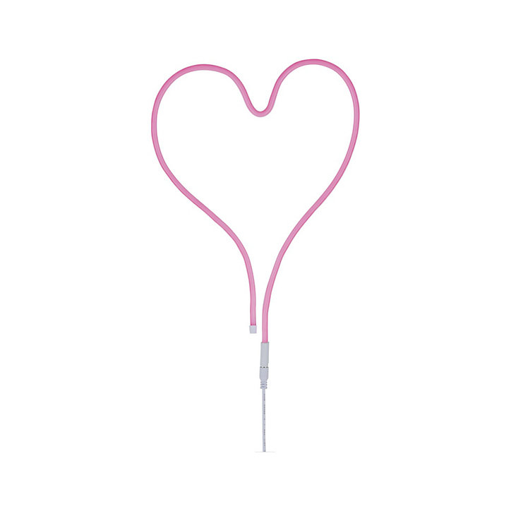 Strip USB Neon Colorflex 10lm 4,5W 5V blanc coeur rose Paulmann 1m