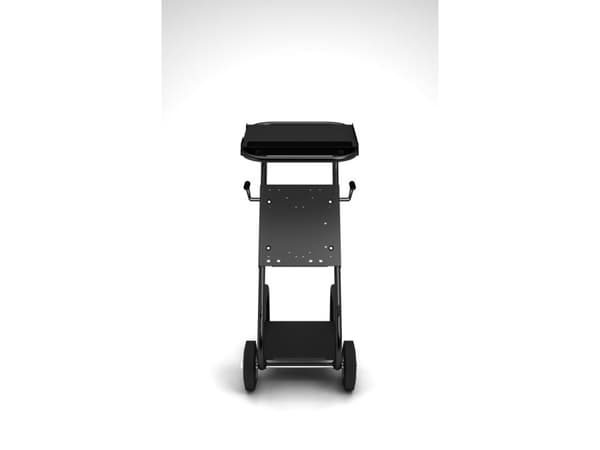 Ctek Trolley Pro, Multimedia cart, Svart, Stål, 3 hyller, 1060 mm, 490 mm