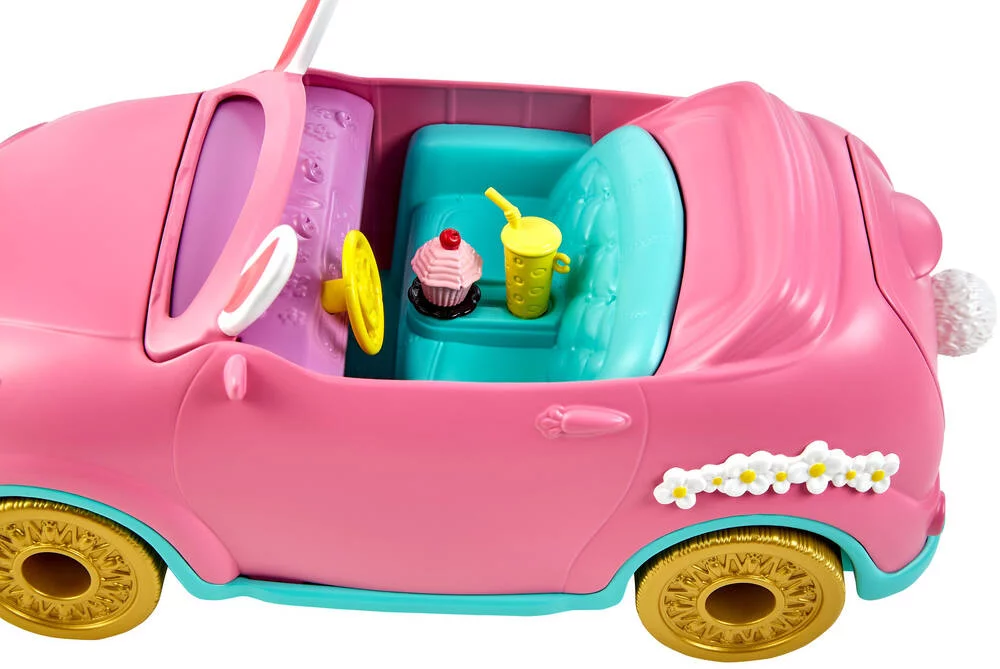 ENCHANTIMALS MINI POUPEE-  VOITURE LAPIN MOBILE