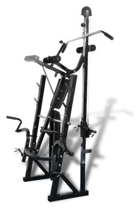 Banc de musculation complet appareil à charge guidée sport fitness musculation 0702056