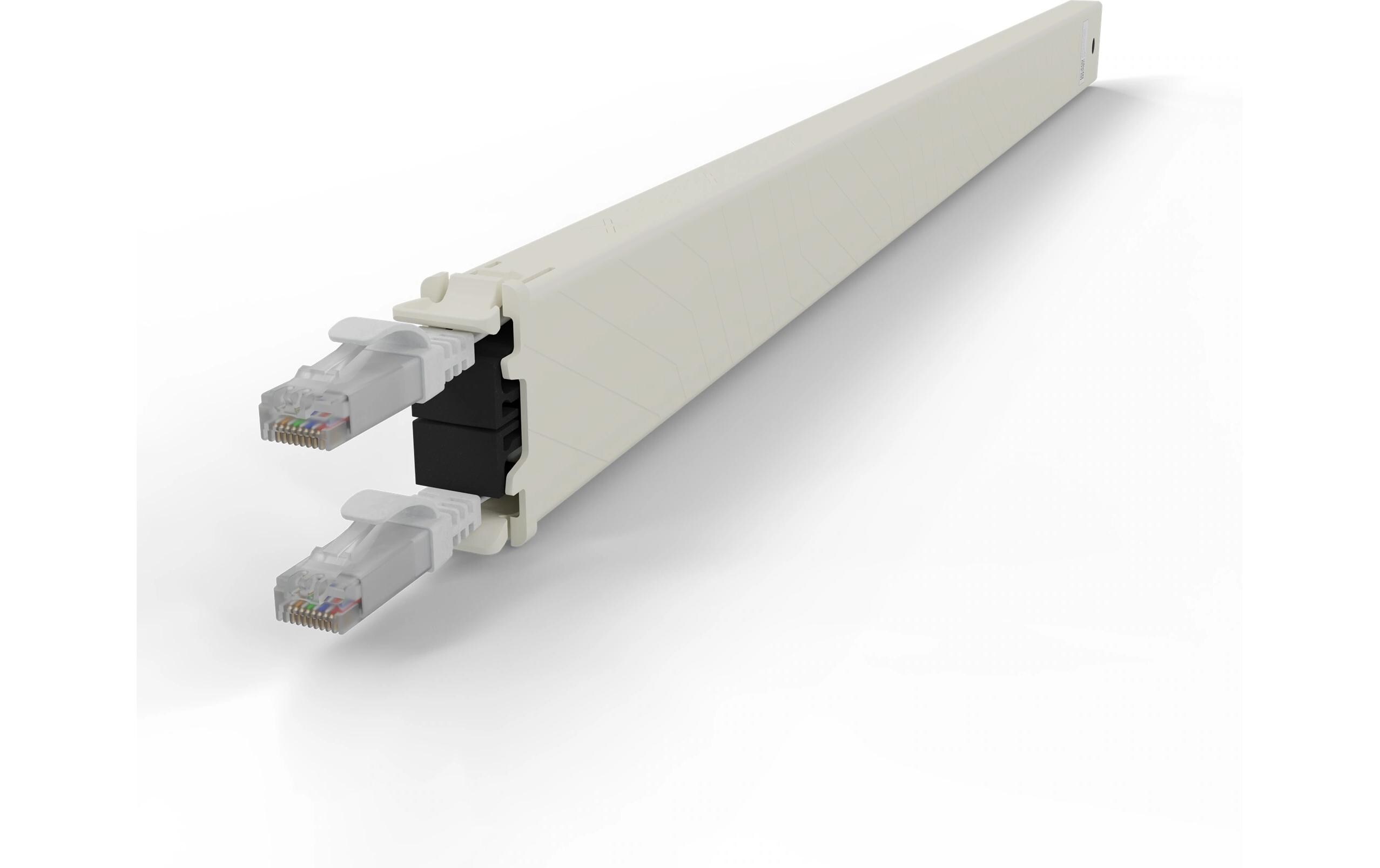 patchbox.one / Cassette / 30RU / Cat 6A, UTP, 1.8 m, WeissAll-in-One Lösung für Ordnung im Netzwerkschrank