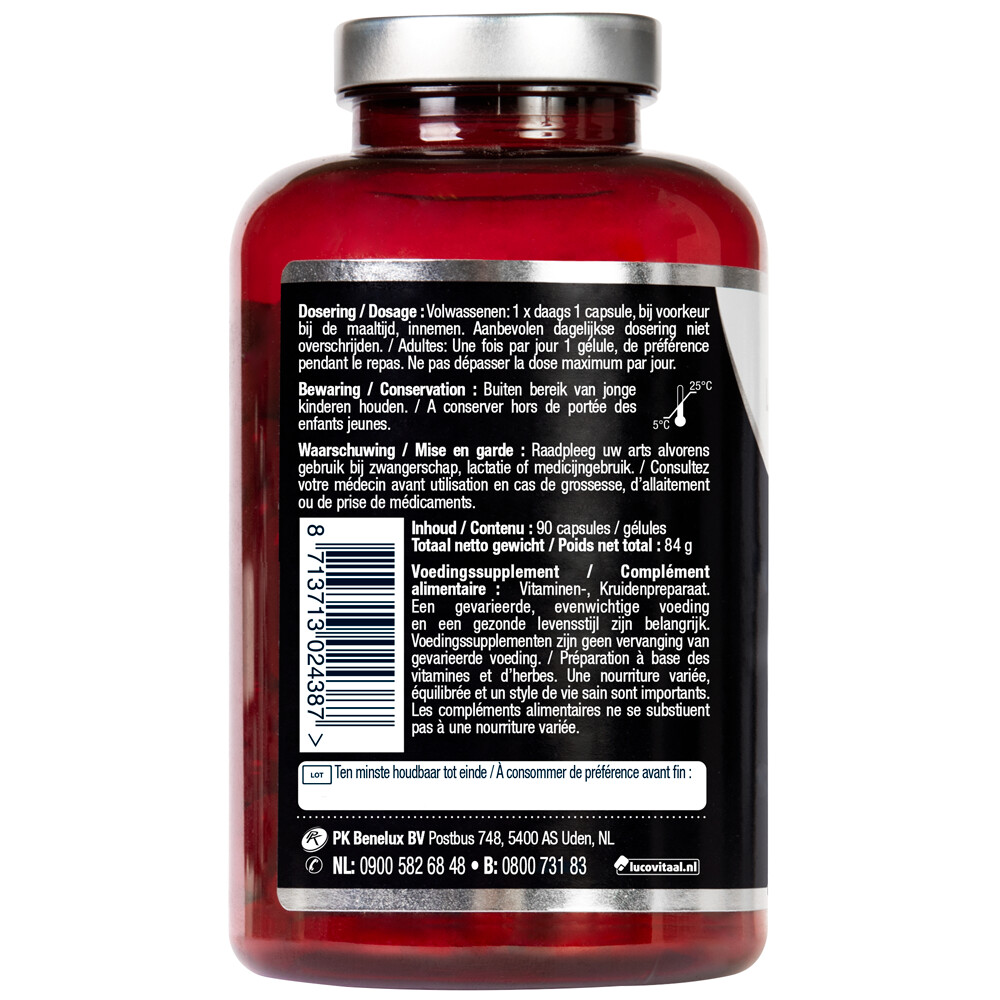 Lucovitaal Super Kurkuma X-tra Krachtig90 capsules