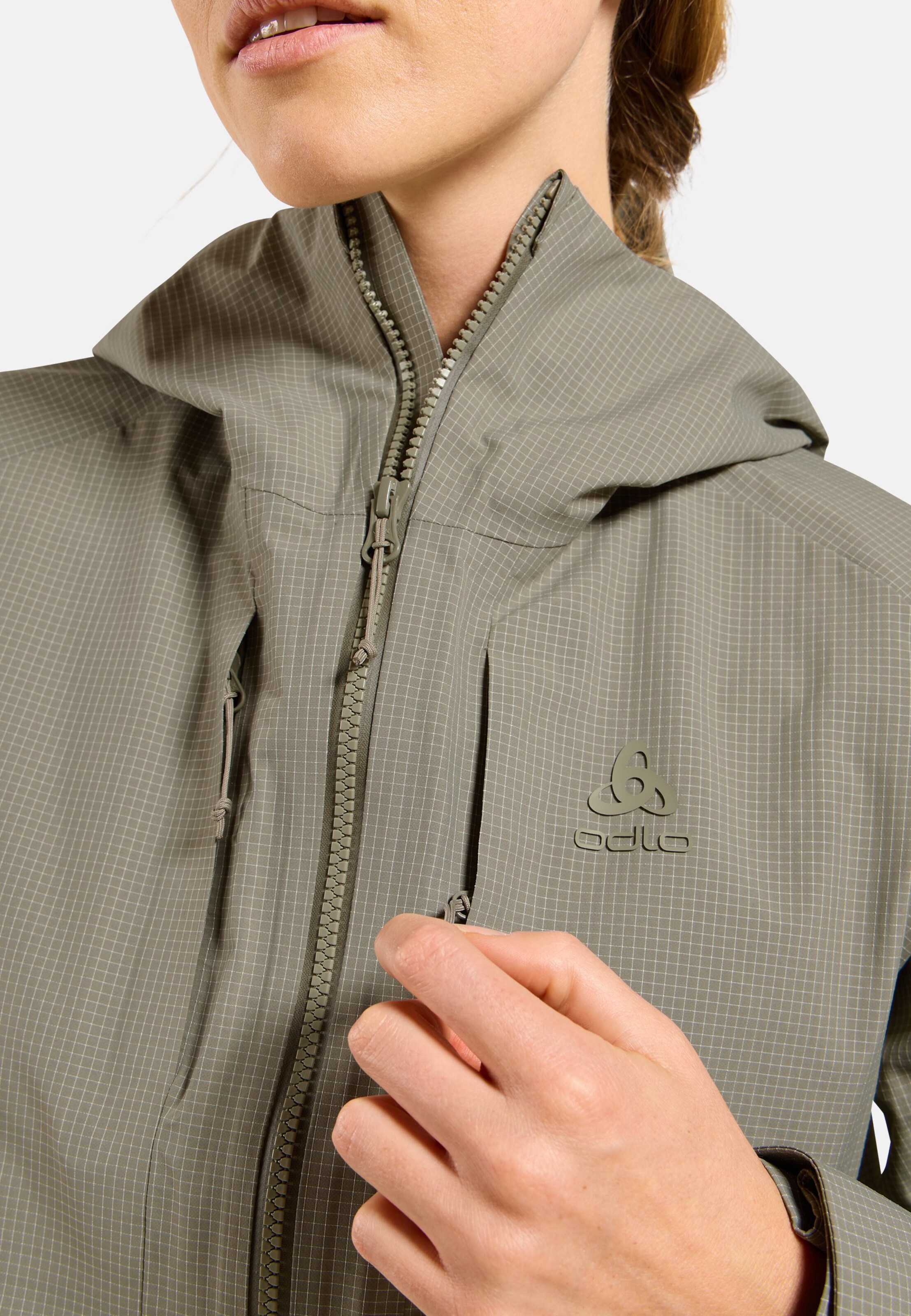 Wasserdichte Ascent 3L Hardshell-Jacke 2.0 in vetiver