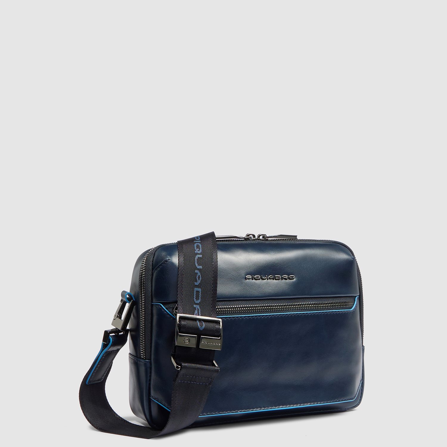 Piquadro B2 Men's RFID Crossbody blue