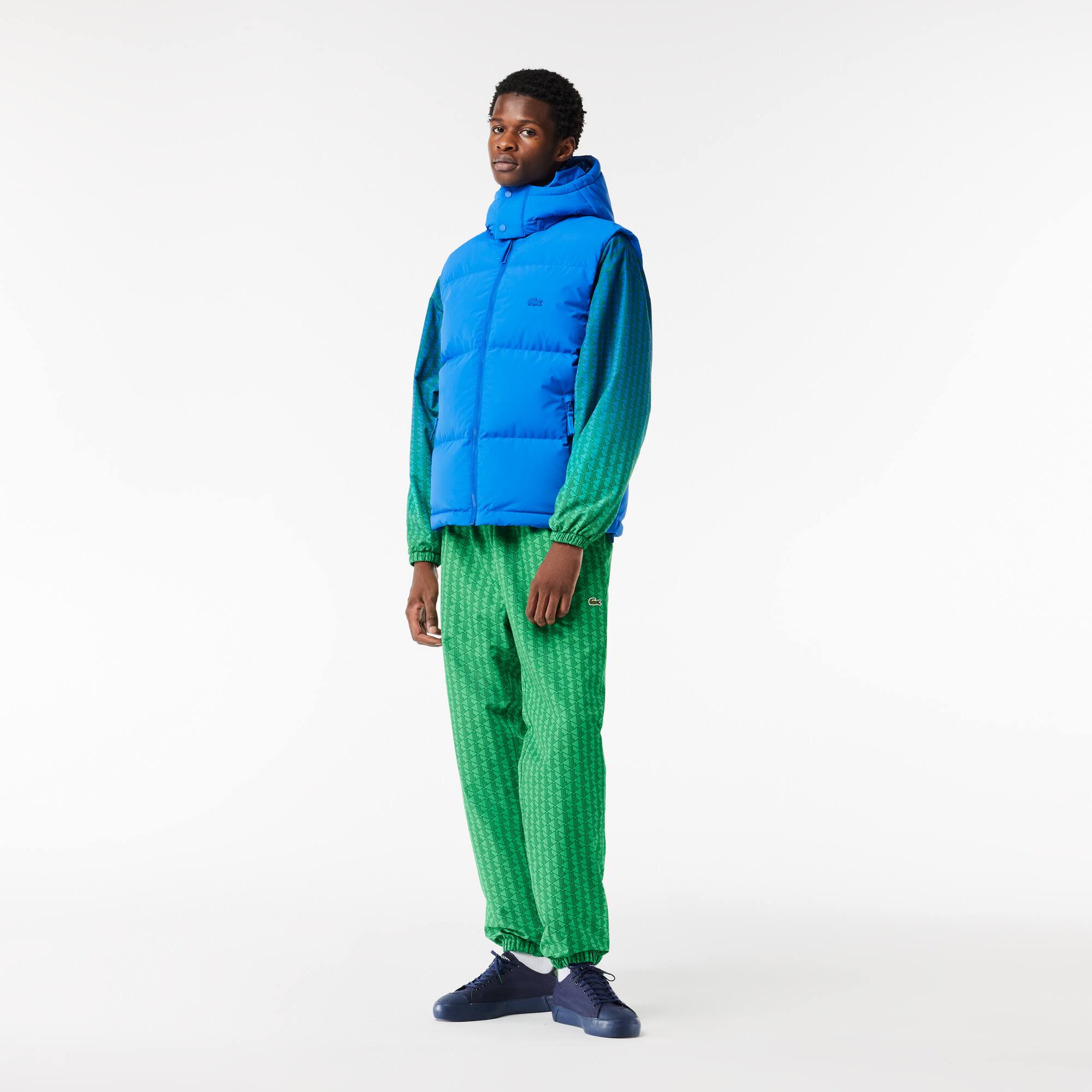 Daunenweste mit gestepptem Krokodil Jacken & Mäntel - Blau - Lacoste - Herren