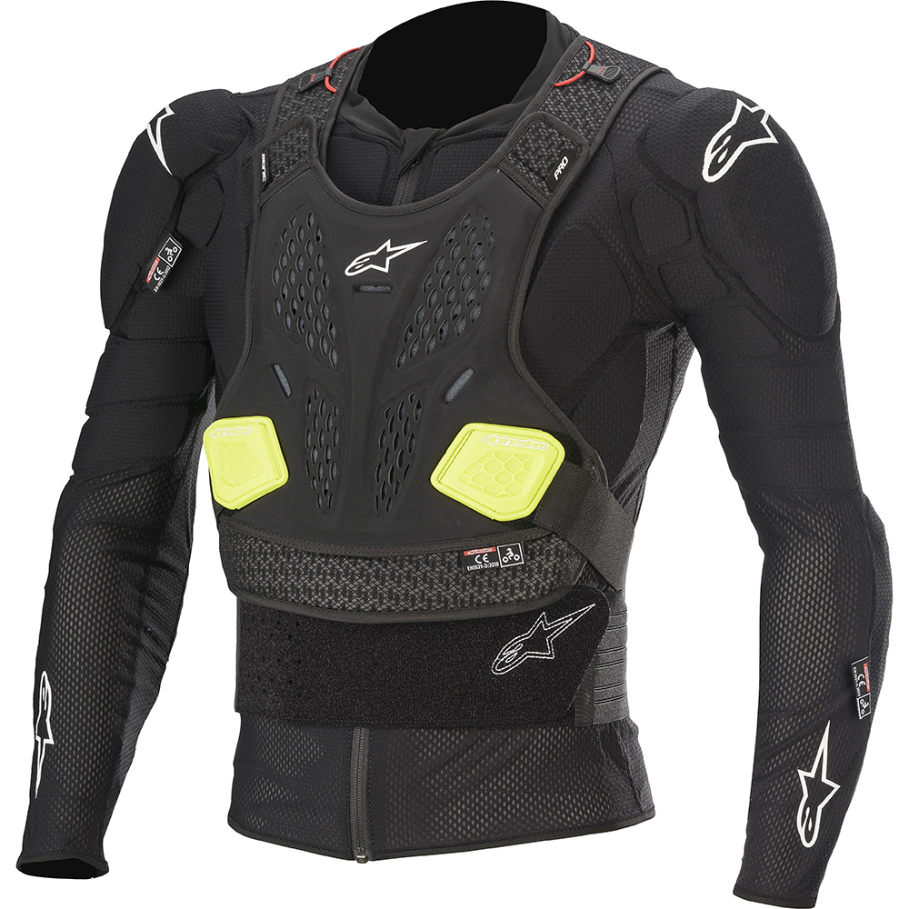 Alpinestars - Gilet anatomique de protection Bionic Pro V2 Noir / Jaune