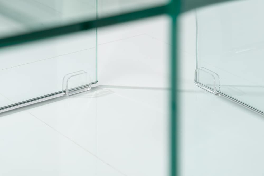 Hochwertiges 2er Set Glas Couchtisch FANTOME 100cm transparent