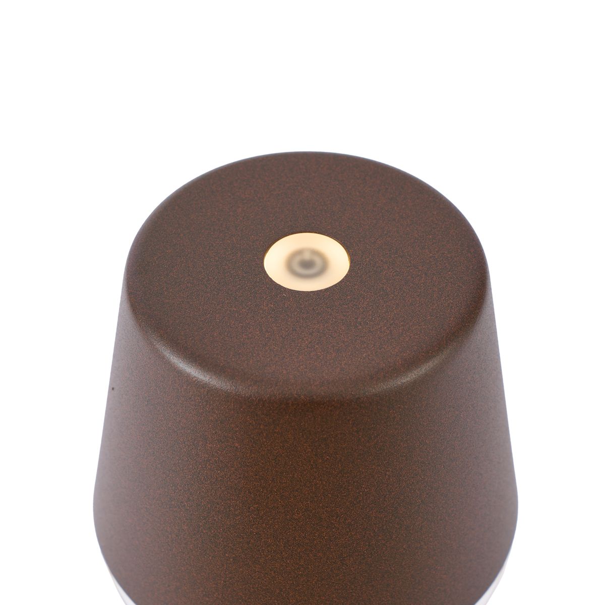 Tafellamp roestbruin incl. LED IP65 oplaadbaar met laadstation - Bass