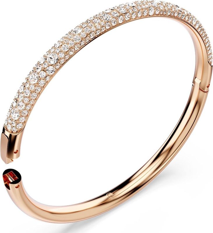 Swarovski - Meteora Armband - Wit - Roségoud Verguld - Kristallen