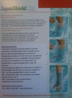 AquaShield ASA17 Waterdichte Beschermhoes Onderarm Klein 1ST