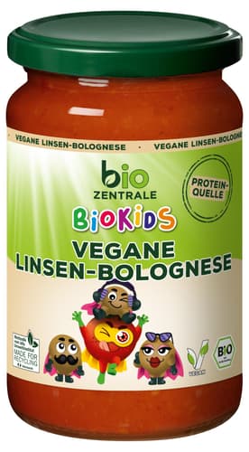 BioZentrale BioKids Linsen-Bolognese vegan