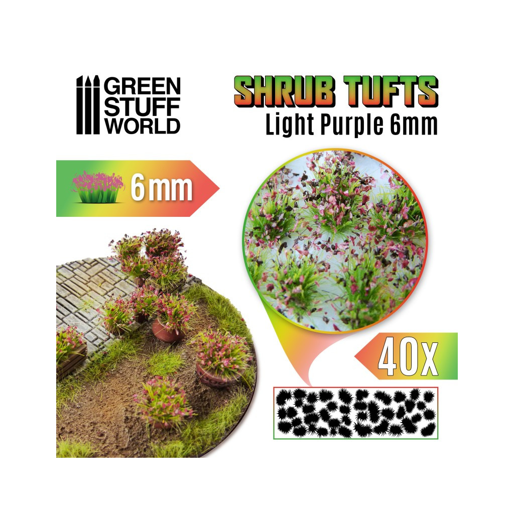Green Stuff World - Touffes d'Arbustes - 6mm