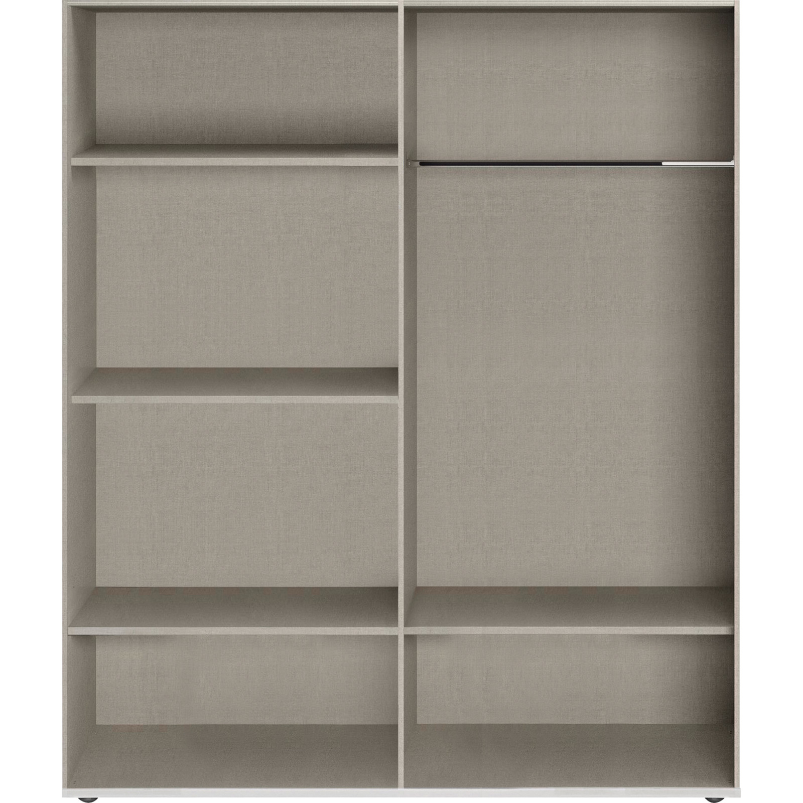 Drehtürenschrank Rasant Dekor Eiche Sonoma 168 x 188 x 52 cm, mit Spiegel
