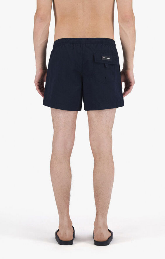 Champion Satin C Logo badeshorts Blå