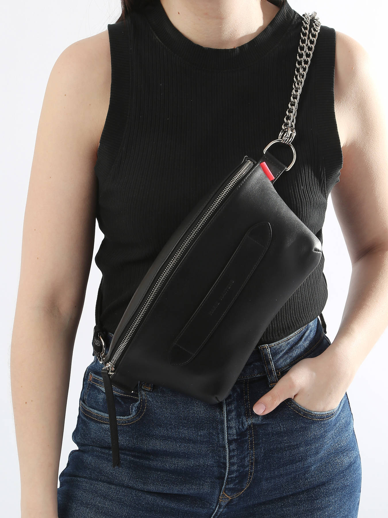 Sac ceinture Neufmille cuir lisse souple MARIE MARTENS
