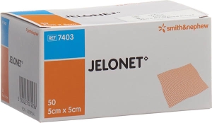JELONET Paraffingaze 5cmx5cm steril, 50 Stück