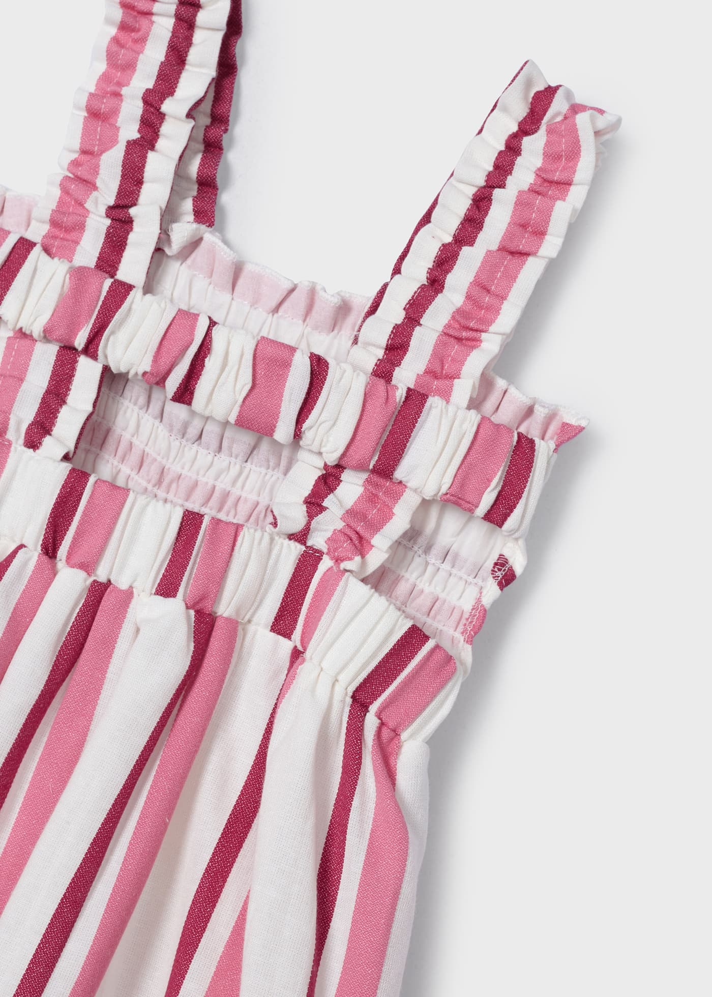 Vestido de verão listrado para meninas