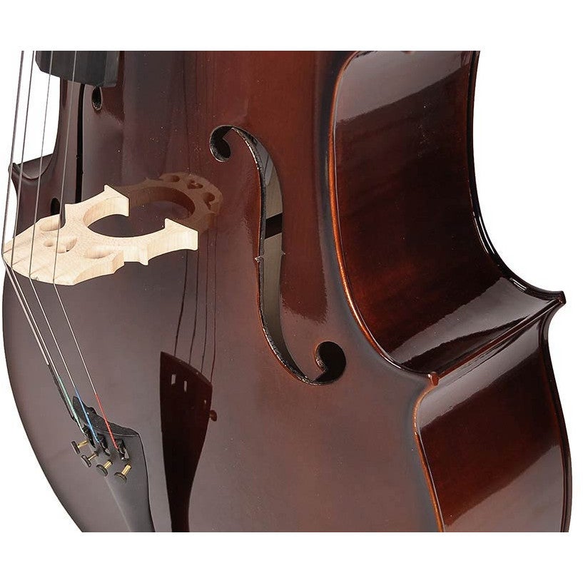 Leonardo LC-2044 4/4 cello met strijkstok en draagtas