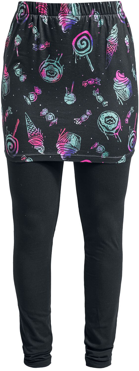 Leggings avec jupe & imprimé bonbons | Full Volume by EMP Legging