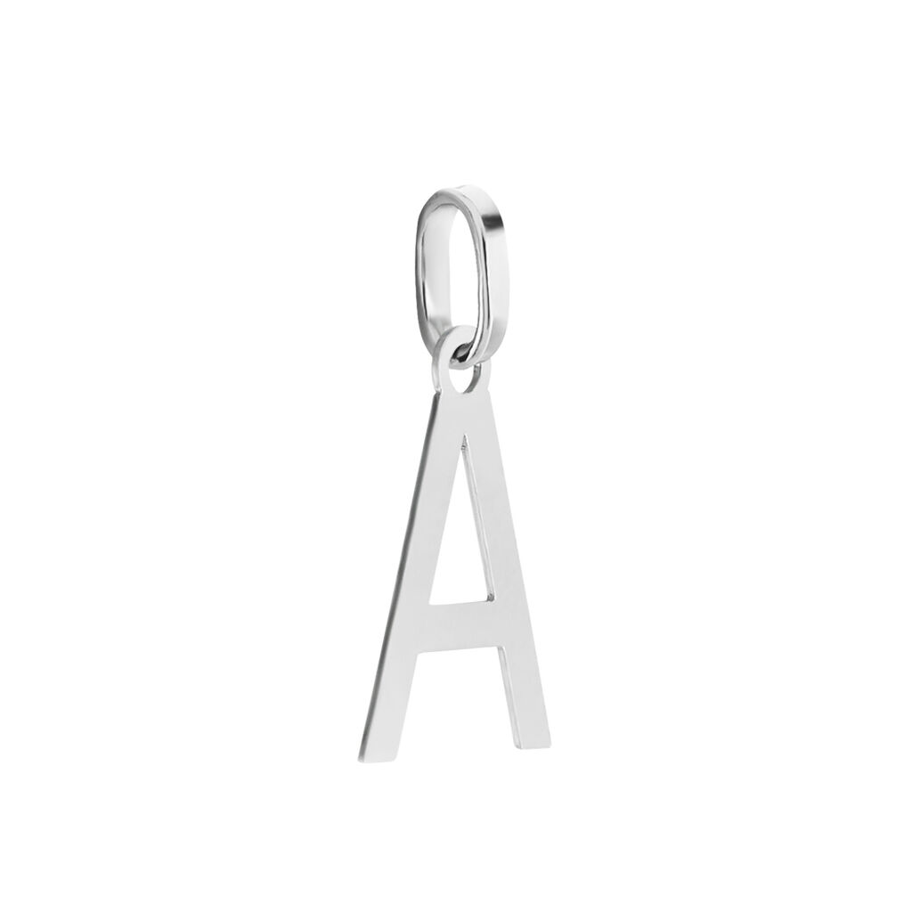 Pendentif Ionia Lettre Or Blanc