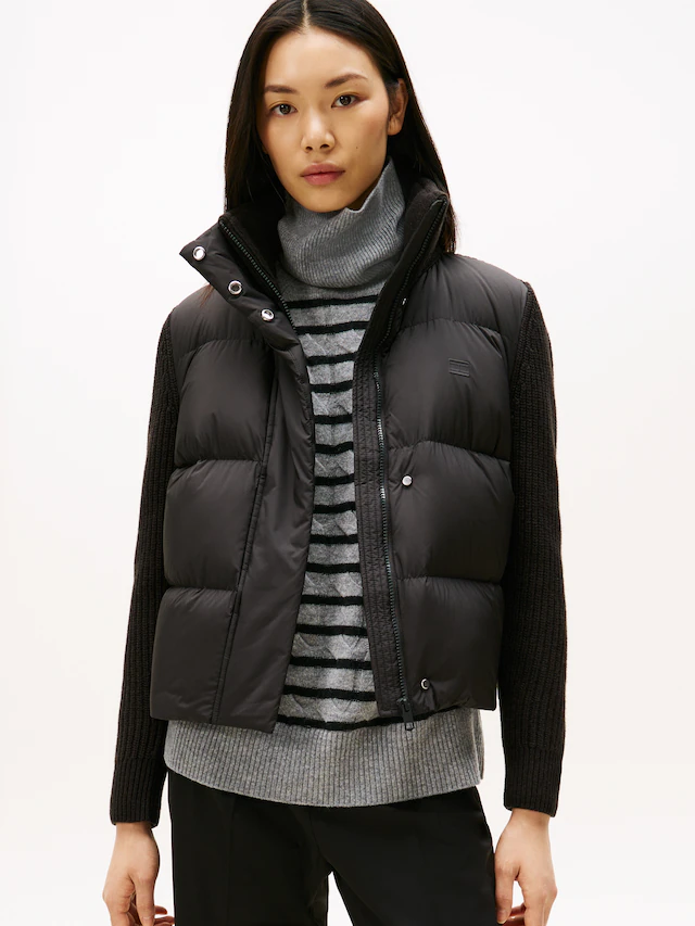 Tommy Hilfiger Steppjacke »MODERN DOWN KNIT MIX REG JACKET«