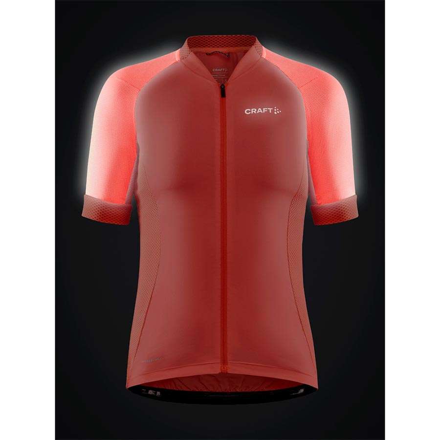 Craft ADV Endurance Lumen Fietsshirt Korte Mouwen Roze Dames