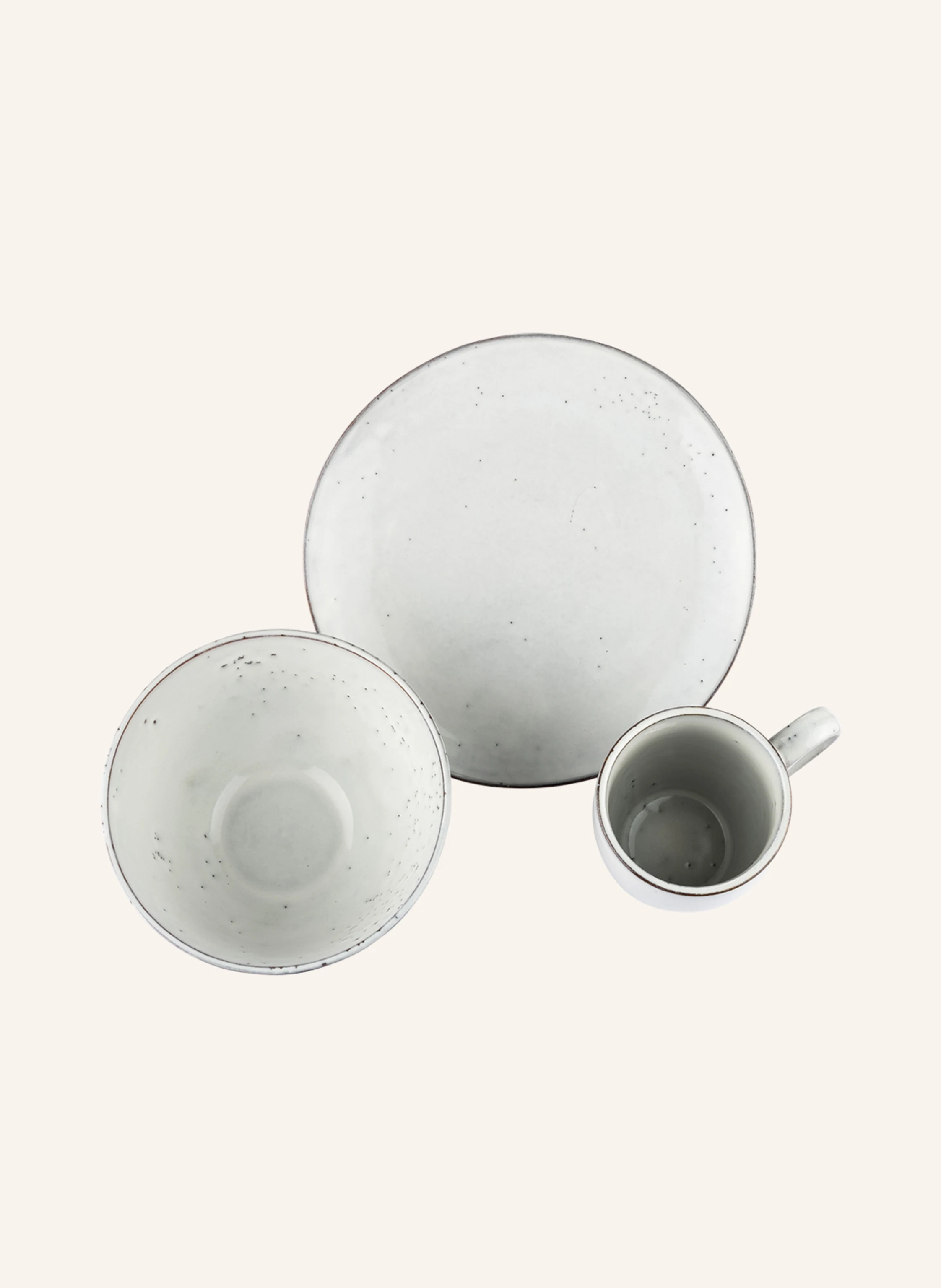 BROSTE COPENHAGEN 12-tlg. Geschirrset NORDIC SAND