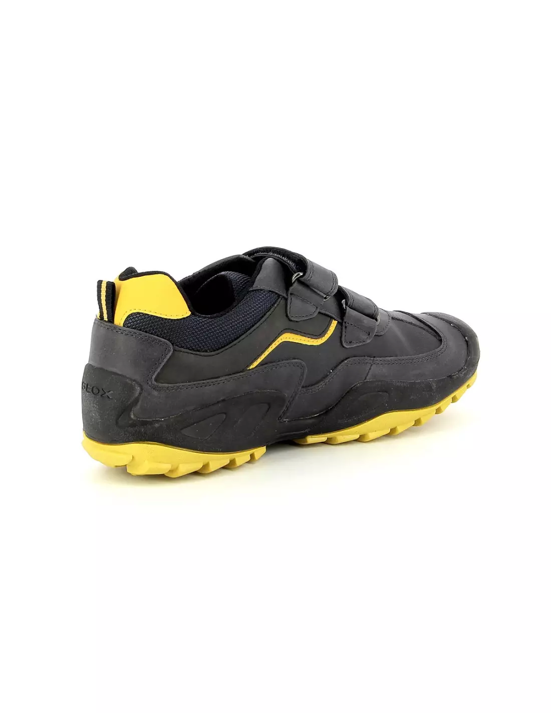 GEOX NEW SAVAGE - Baskets NavyOchreYellow