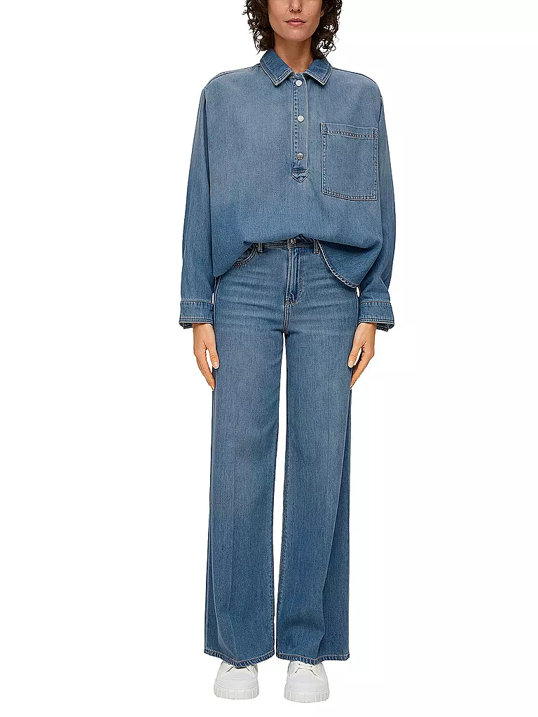 S.OLIVER Jeans Flared Fit blau