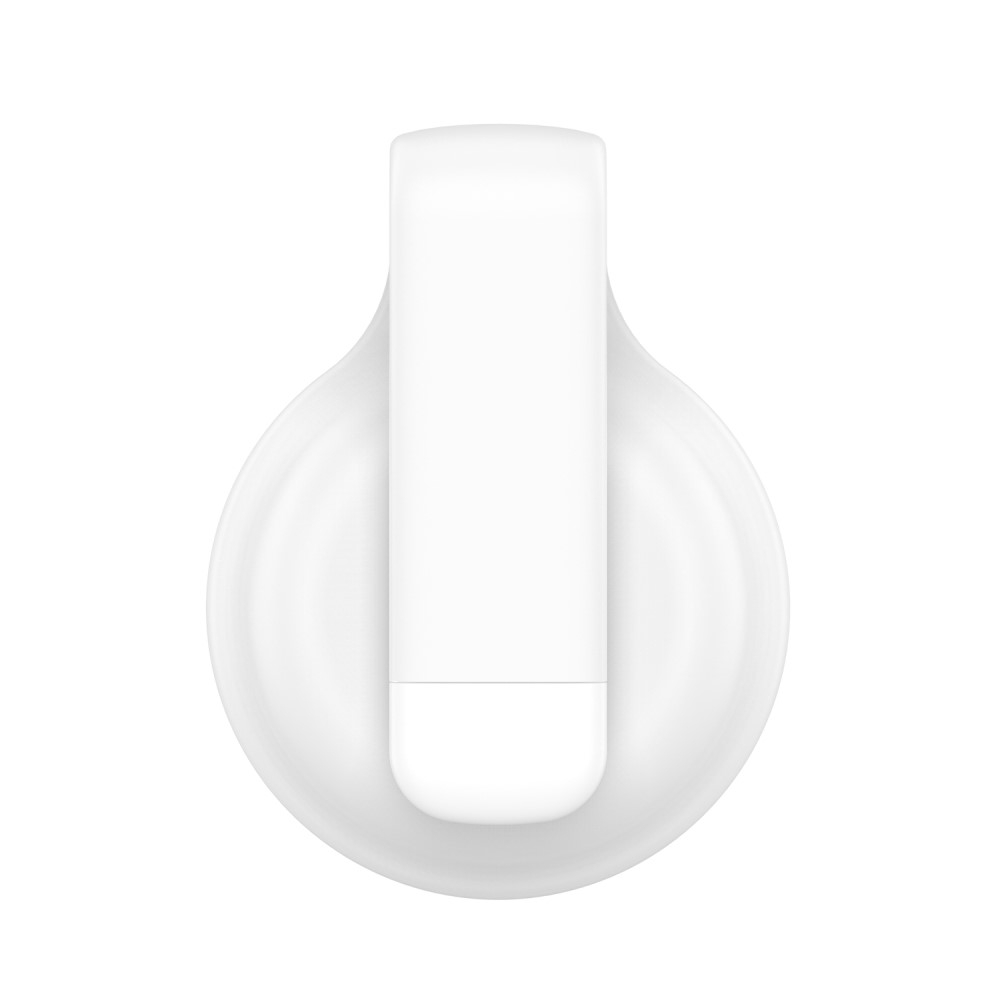 Apple AirTag Anhänger Silikon Case Hülle mit Gürtelclip - Weiss