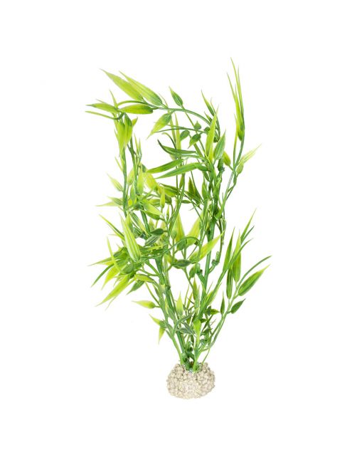 Aqua Della Decor Plant Bamboo - Aquarium - Kunstplant - 27 cm Groen