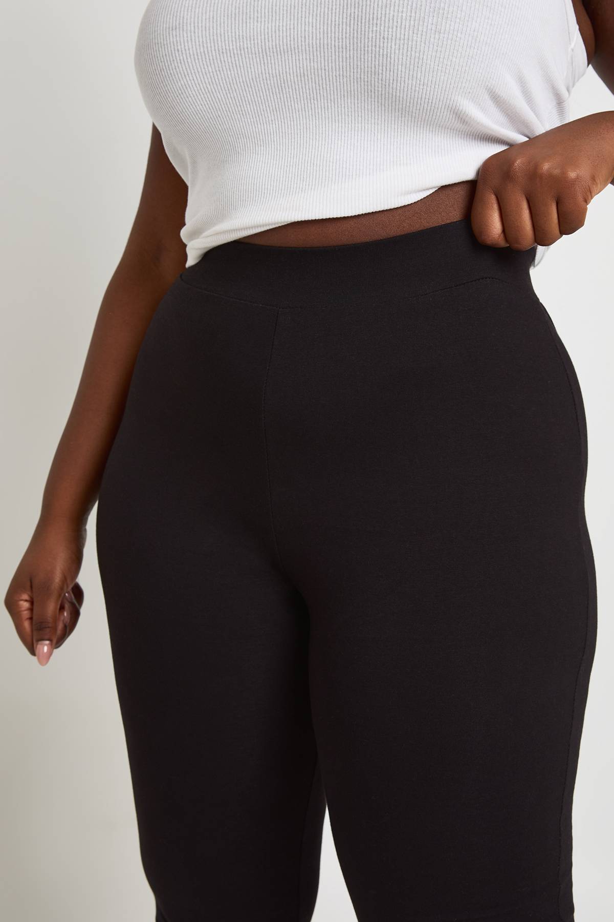 boohoo Legging Taille Haute Basique Grande Taille