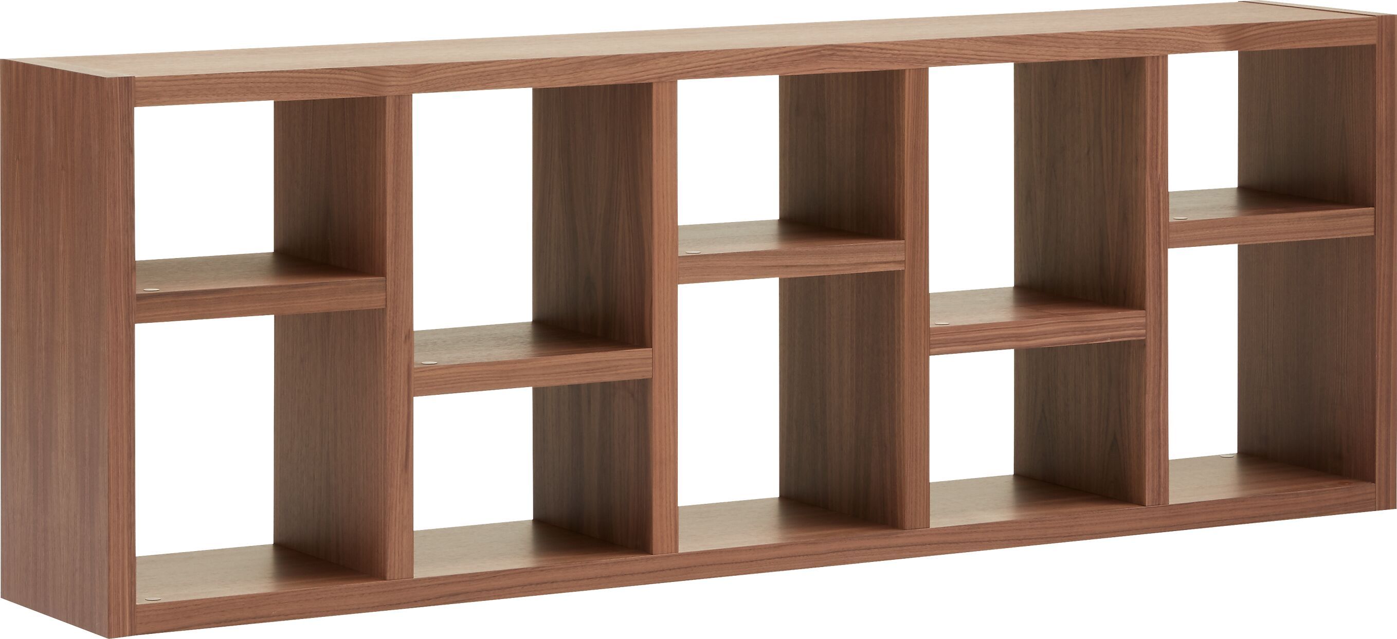 INDUS Regal - Nussbaum / B: 70.0 cm x T: 34.0 cm x H: 198.0 cm