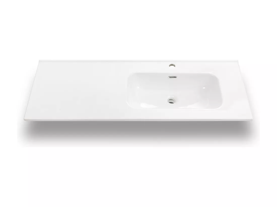 Ensemble salle de bain DX vasque 4 pièces VENERE blanc mat