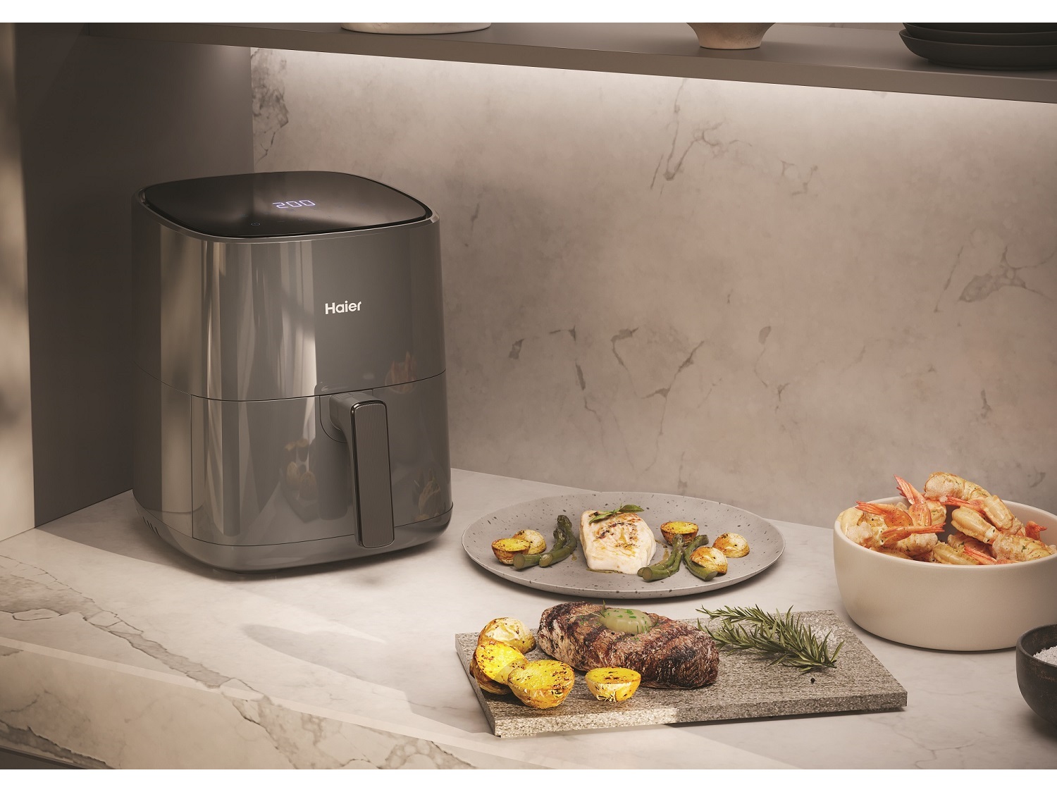 FRITADEIRA SEM ÓLEO HAIER HAF5P 011 4.7L