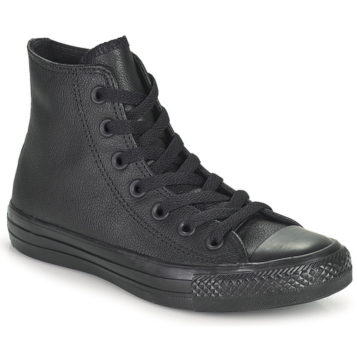 Converse - CHUCK TAYLOR ALL STAR LEATHER HI - Noir