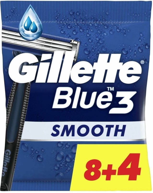 Gillette Wegwerpmesjes Blue III 12 stuks
