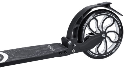 Cygnus200 mm Full Suspension Scooter - schwarz
