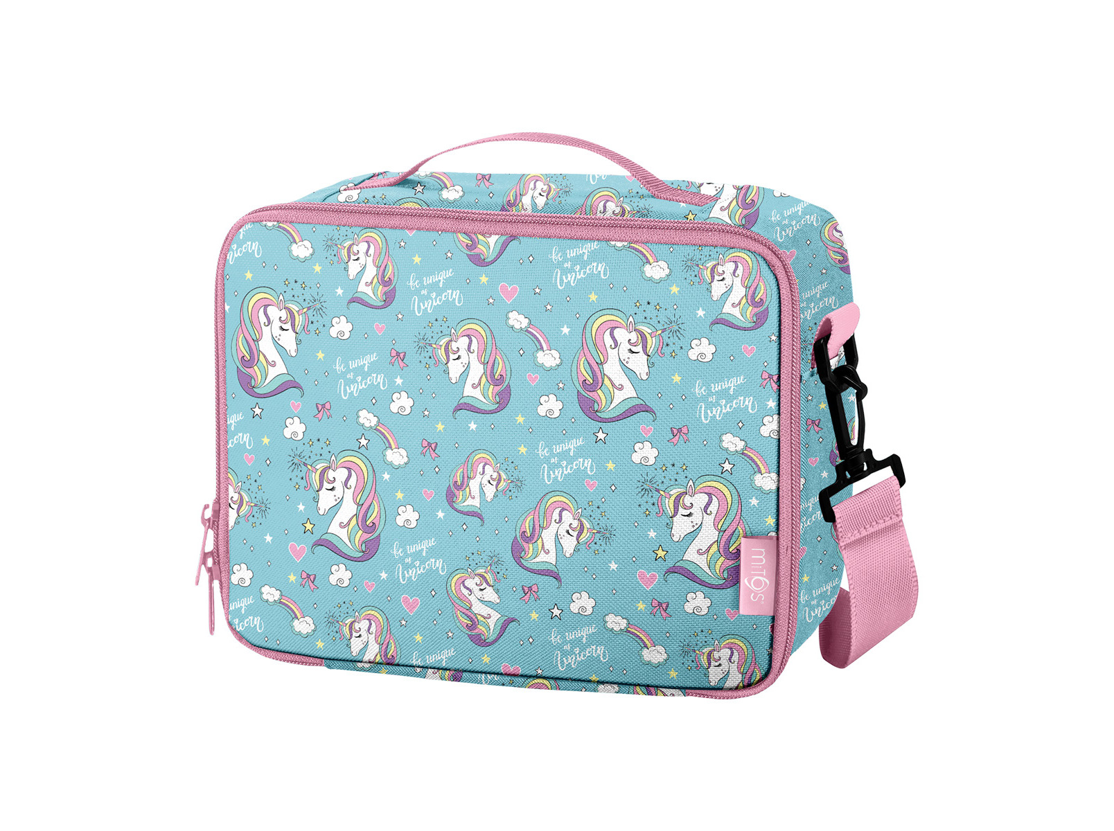 LANCHEIRA UNICORNIO CLASSIC MITOS 22X18X8CM