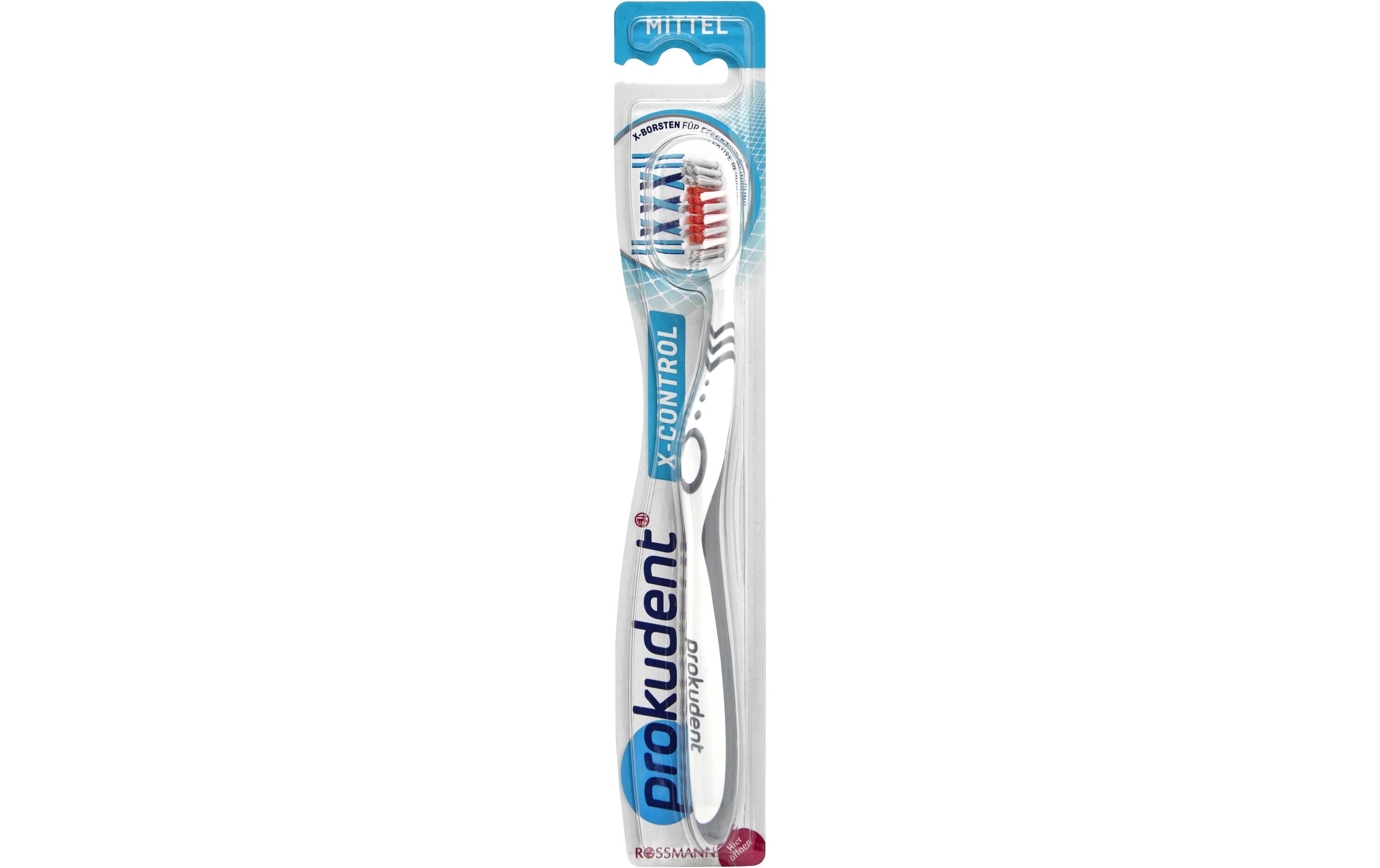 Handzahnbürste X-Control mittel 5 x 1 StückZahnbürste für eine gründliche Reinigung