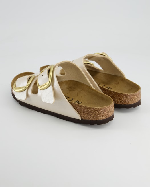 Birkenstock Arizona Big Buckle Pantoletten in Beige