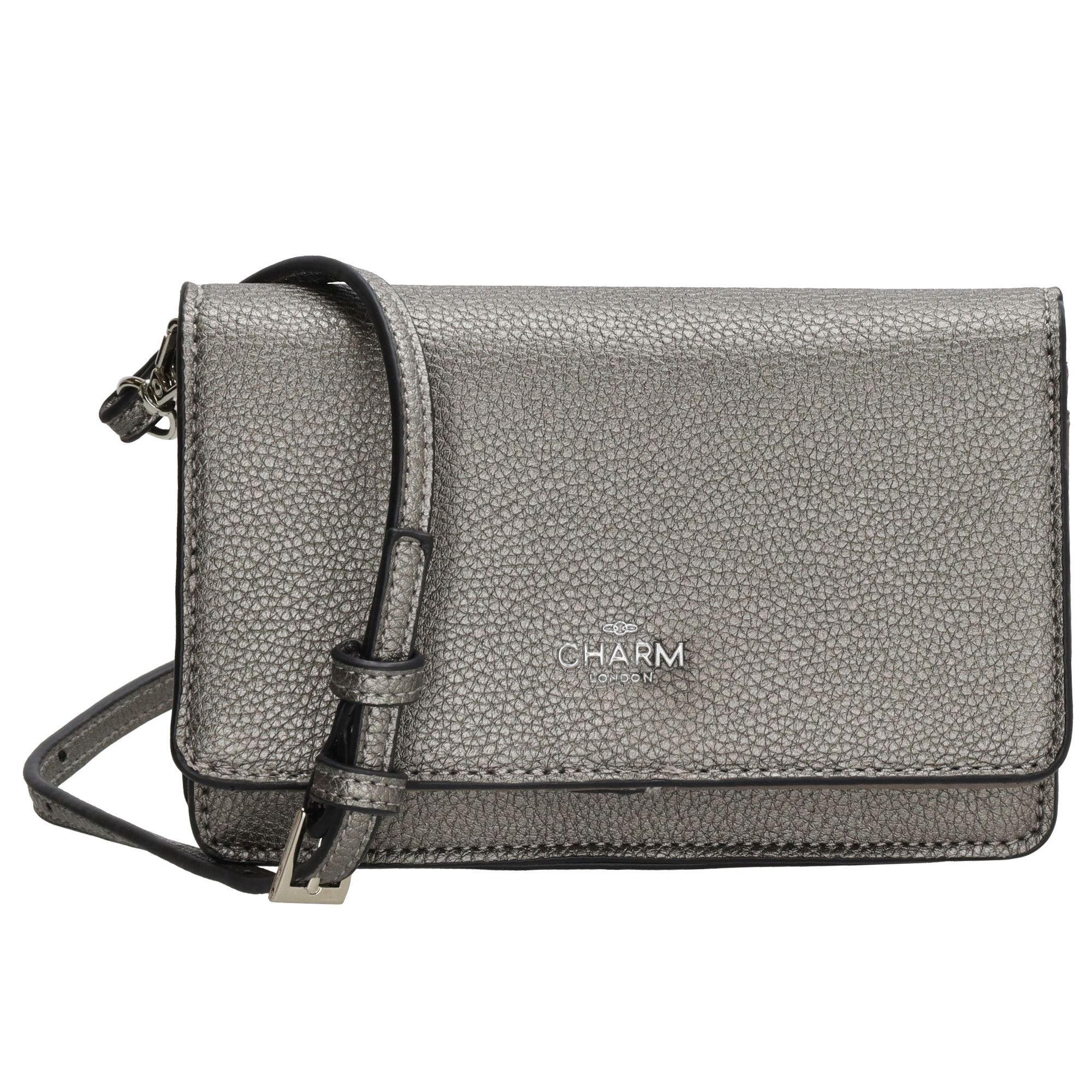 Charm London Stratford Schoudertas S Pewter