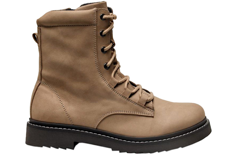 NEW FEET STØVLE I SANDFARVET NUBUCK